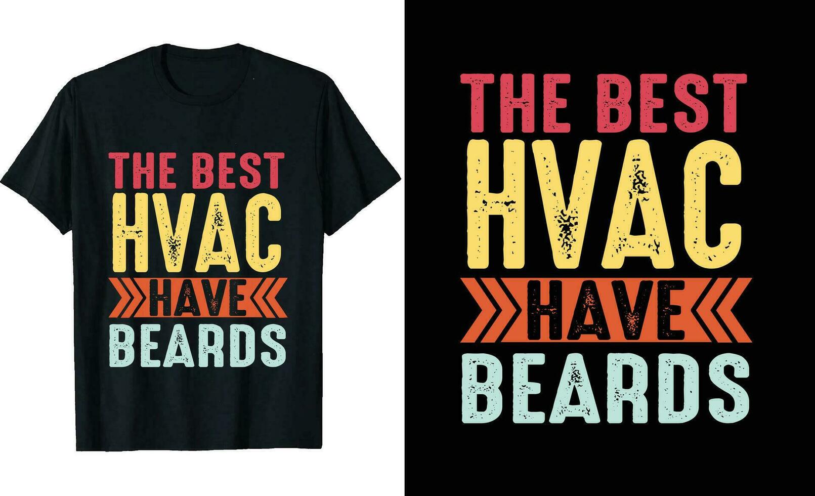 mejor hvac técnico tener barbas gracioso hvac técnico largo manga camiseta o hvac t camisa diseño o barbas camiseta diseño vector