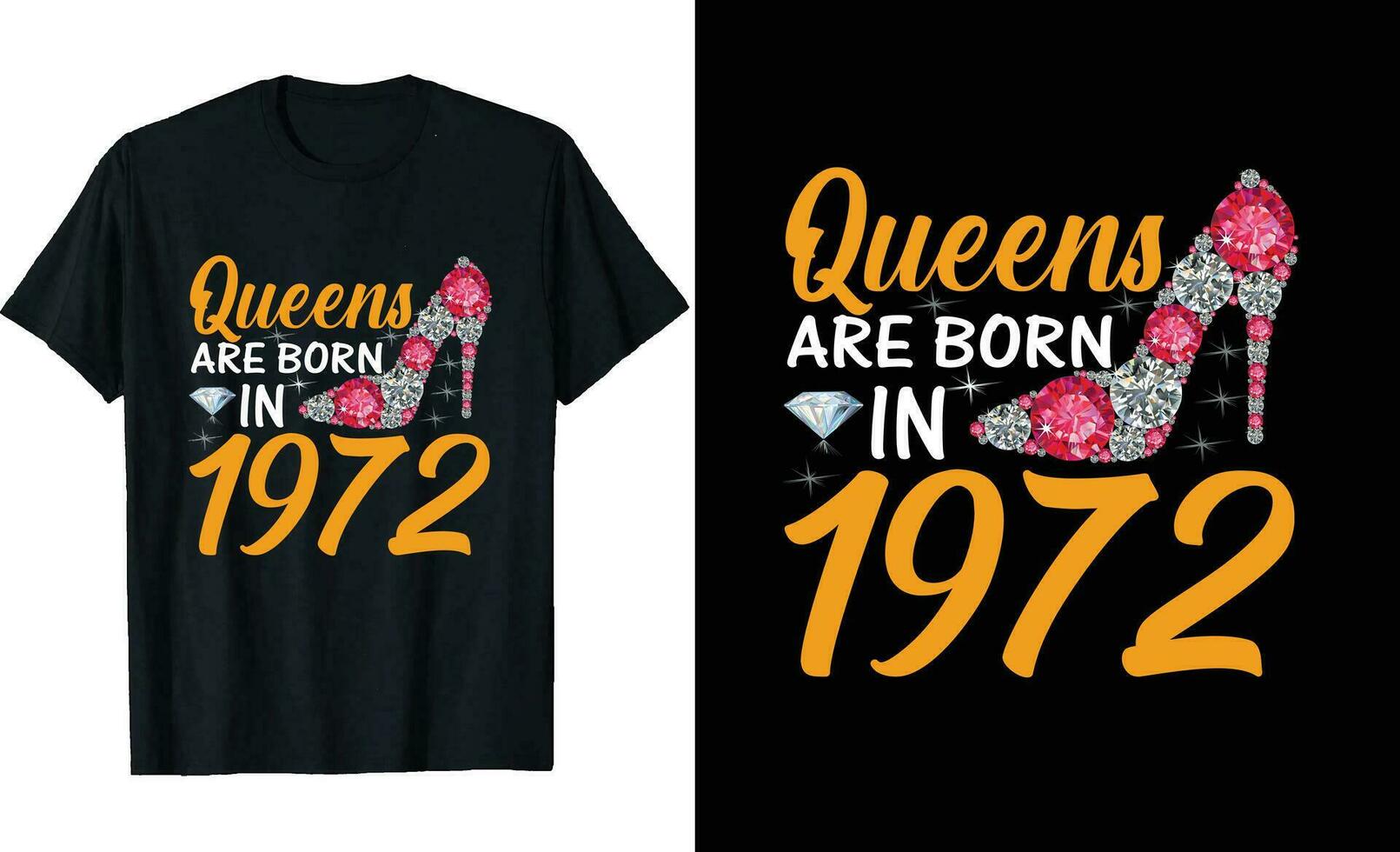 Queens are born in or Birthday t shirt design or typography tshirt design or birthday quotes or poster design or birthday vector or Dimond t shirt design