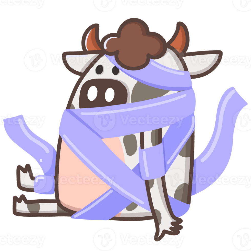 Cow in Mummy png