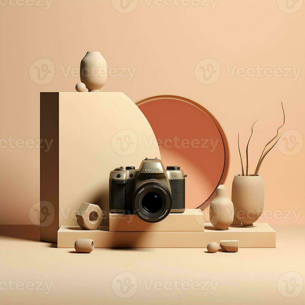 World Camera Photography minimal Cool concept photoshoot summer blank mockup photo