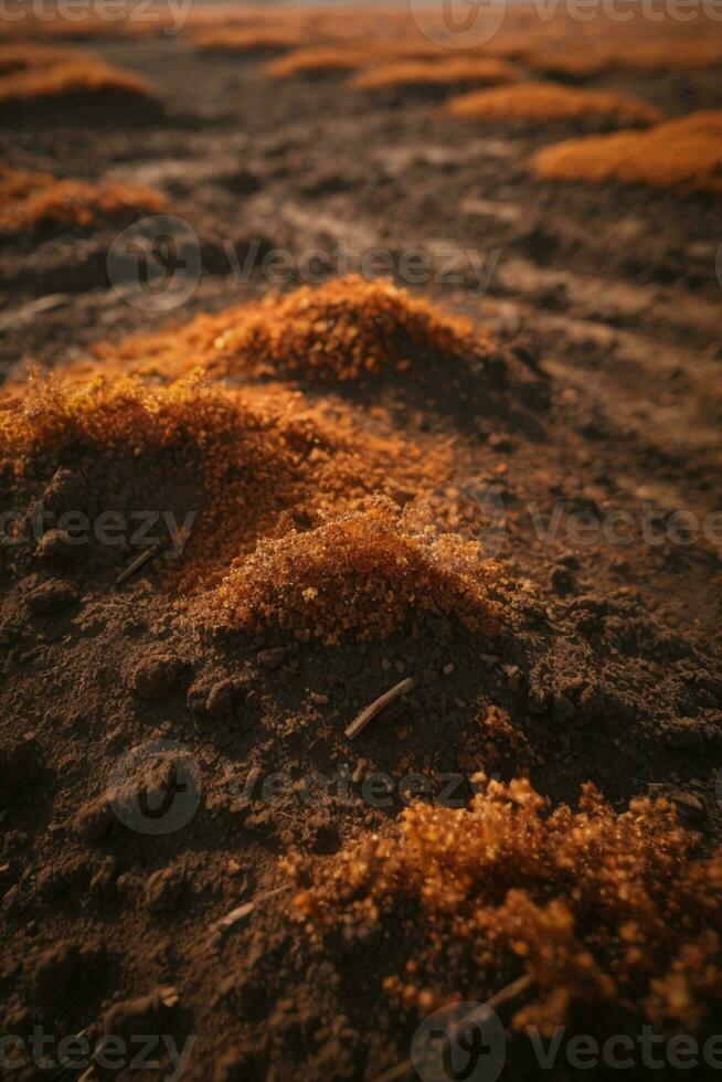 Soil. AI generated photo