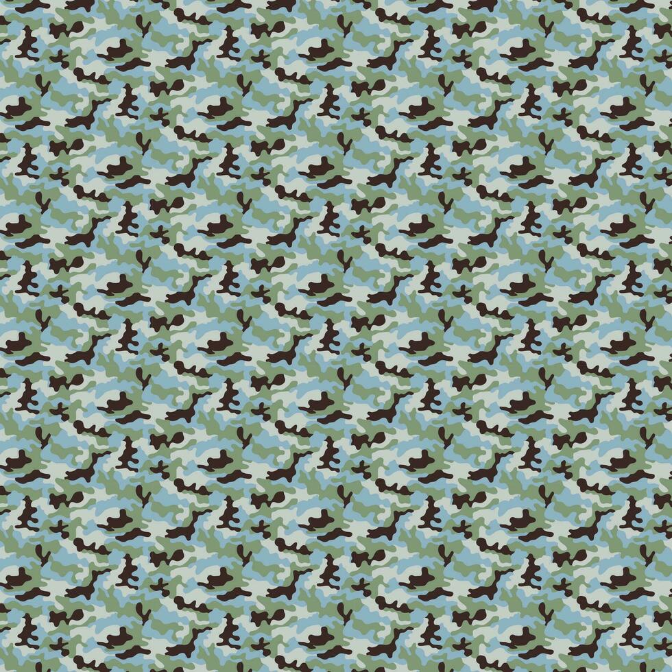 Camouflage Green Military Pattern vector