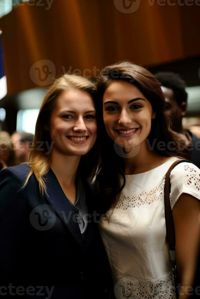 Vibrant mix of culture and race at the citizenship ceremony photo
