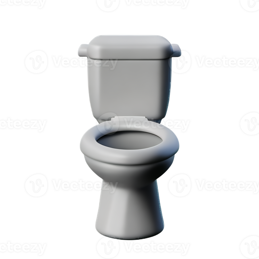 toilet seat 3d rendering icon illustration png