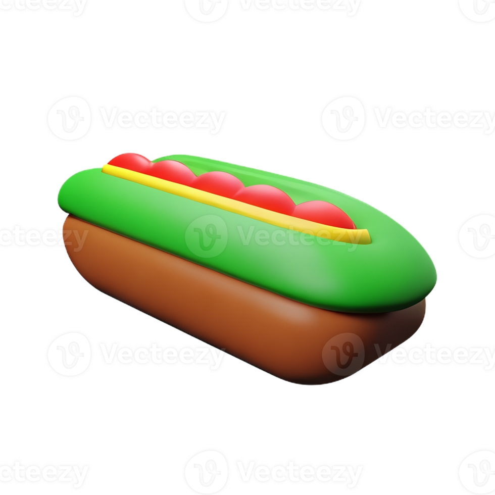 taco 3d rendering icon illustration png