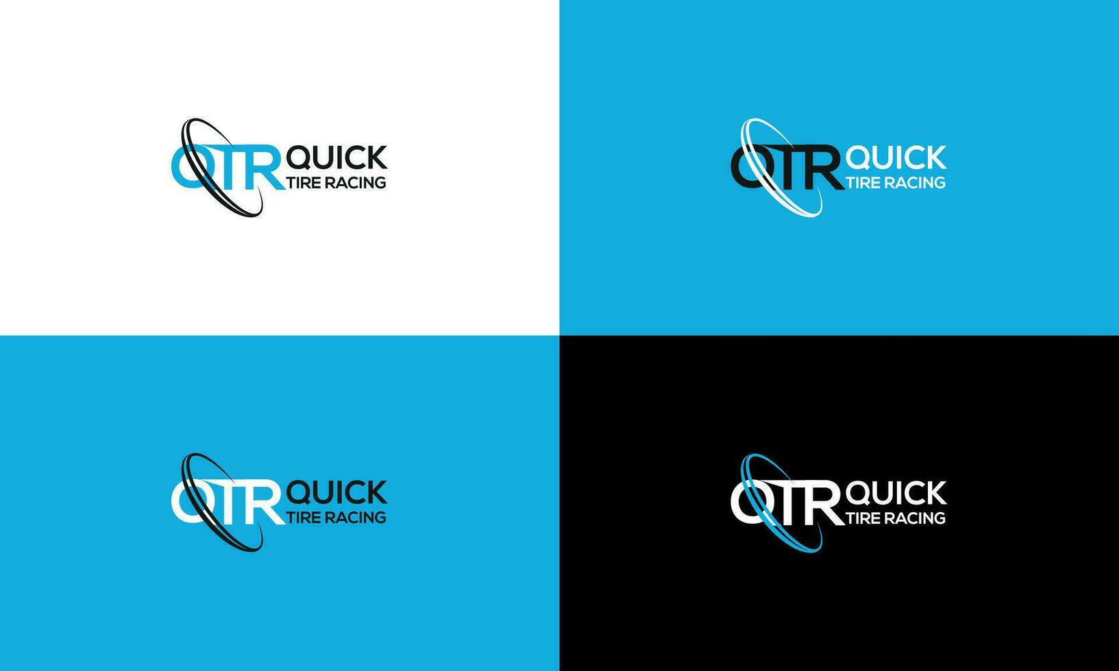 Vector professional unique modern minimalist logo design template for your own tire business.