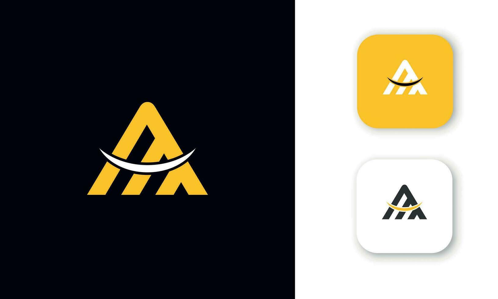 Vector professional Unique modern minimalist logo design template
