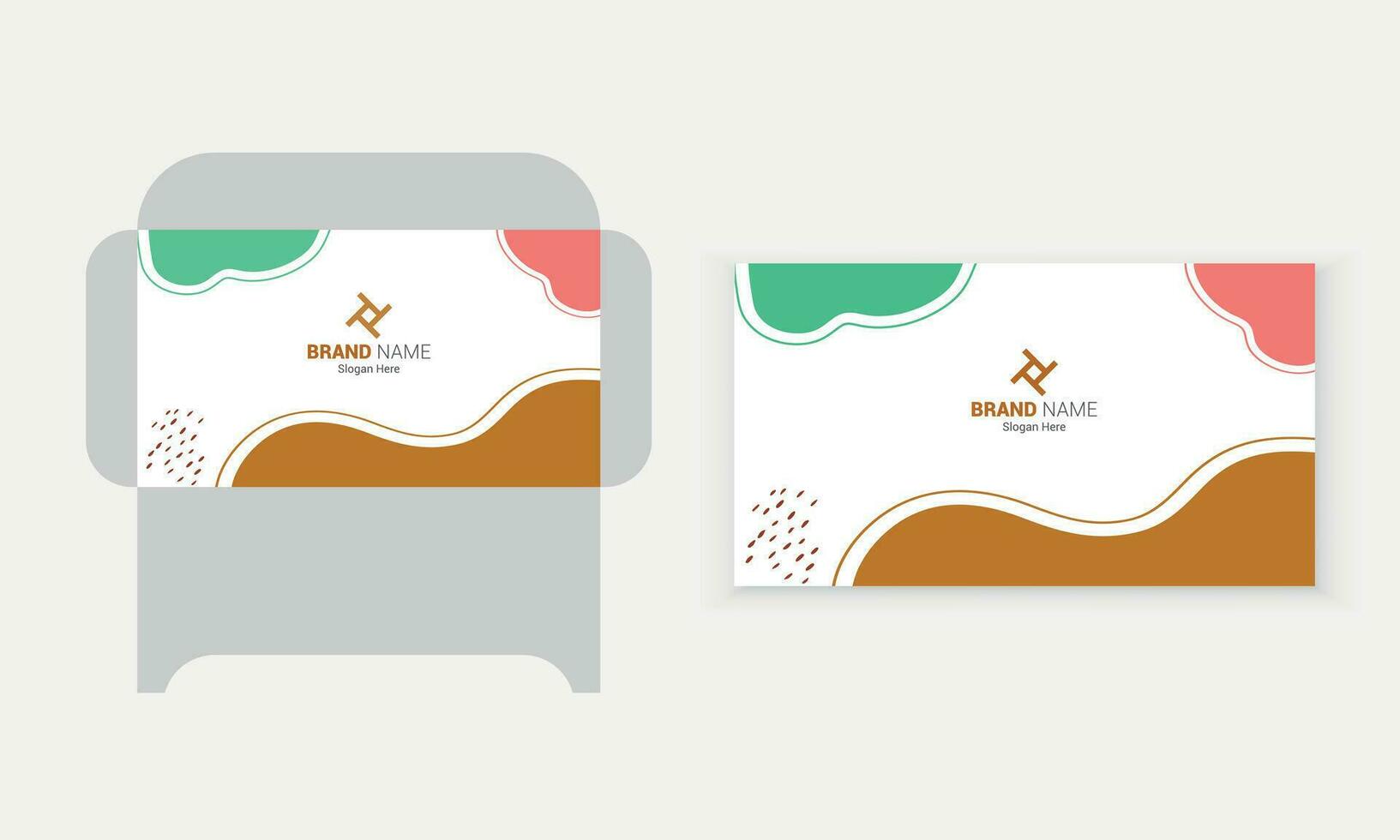 Vector vector modern envelope template design.