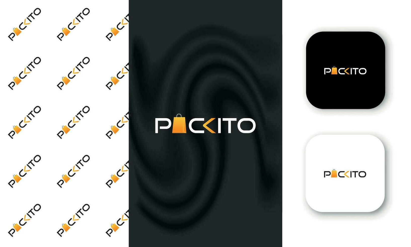 Vector professional unique modern minimal luxury logo design template for your online marketing business