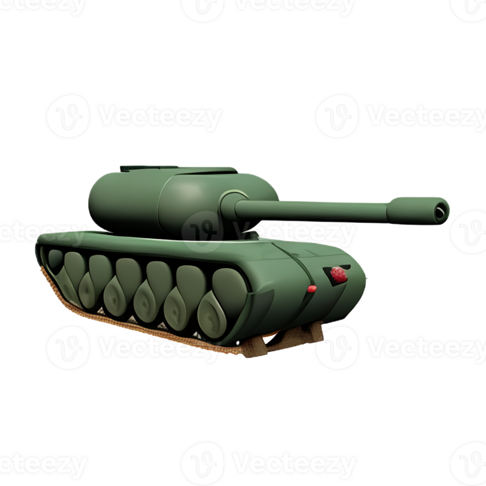 tank 3d rendering icon illustration png