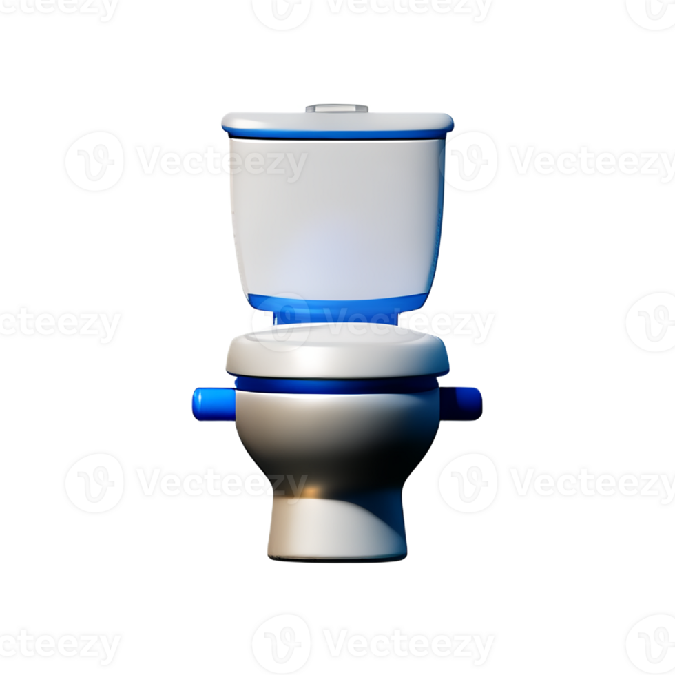 toilet seat 3d rendering icon illustration png