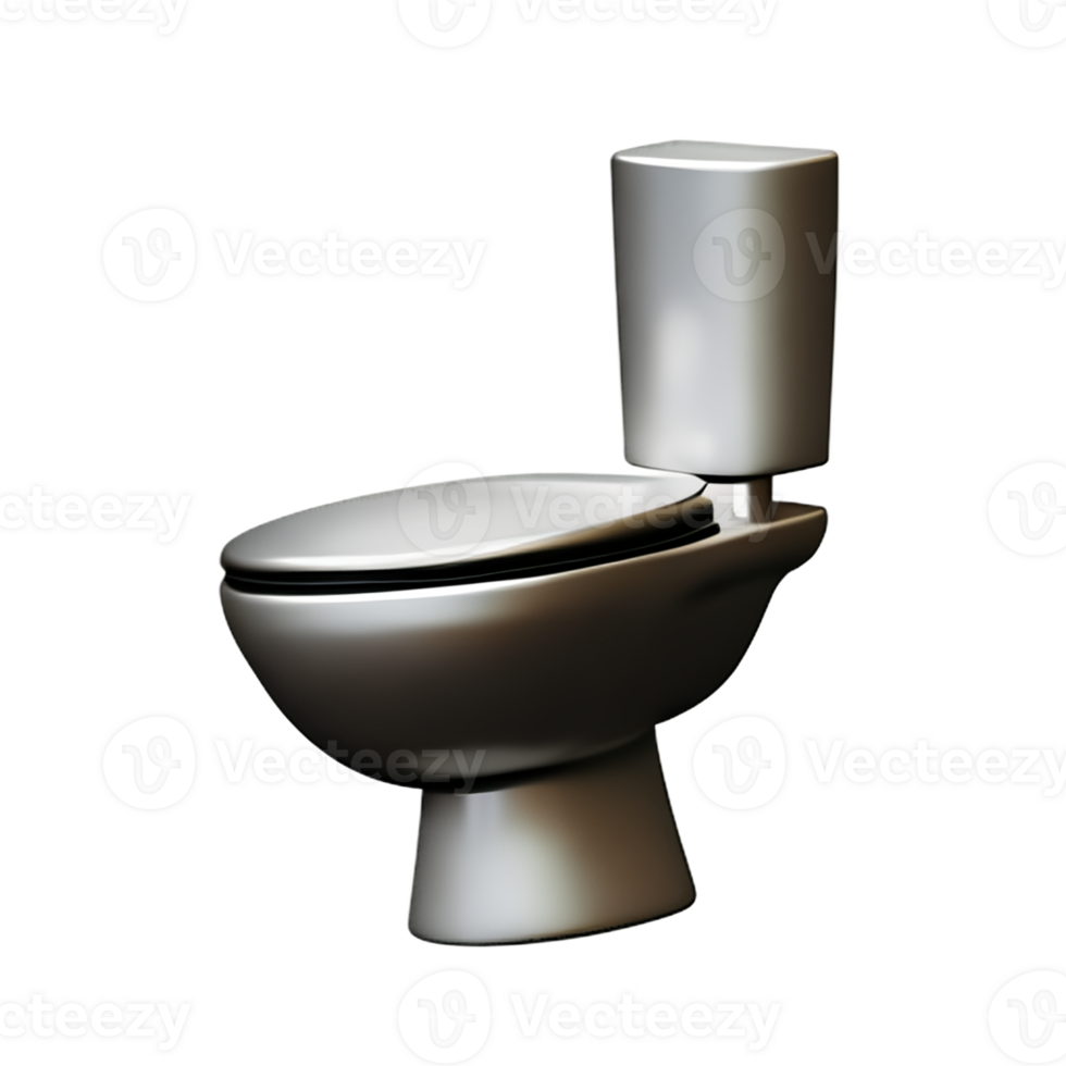 toilet seat 3d rendering icon illustration png