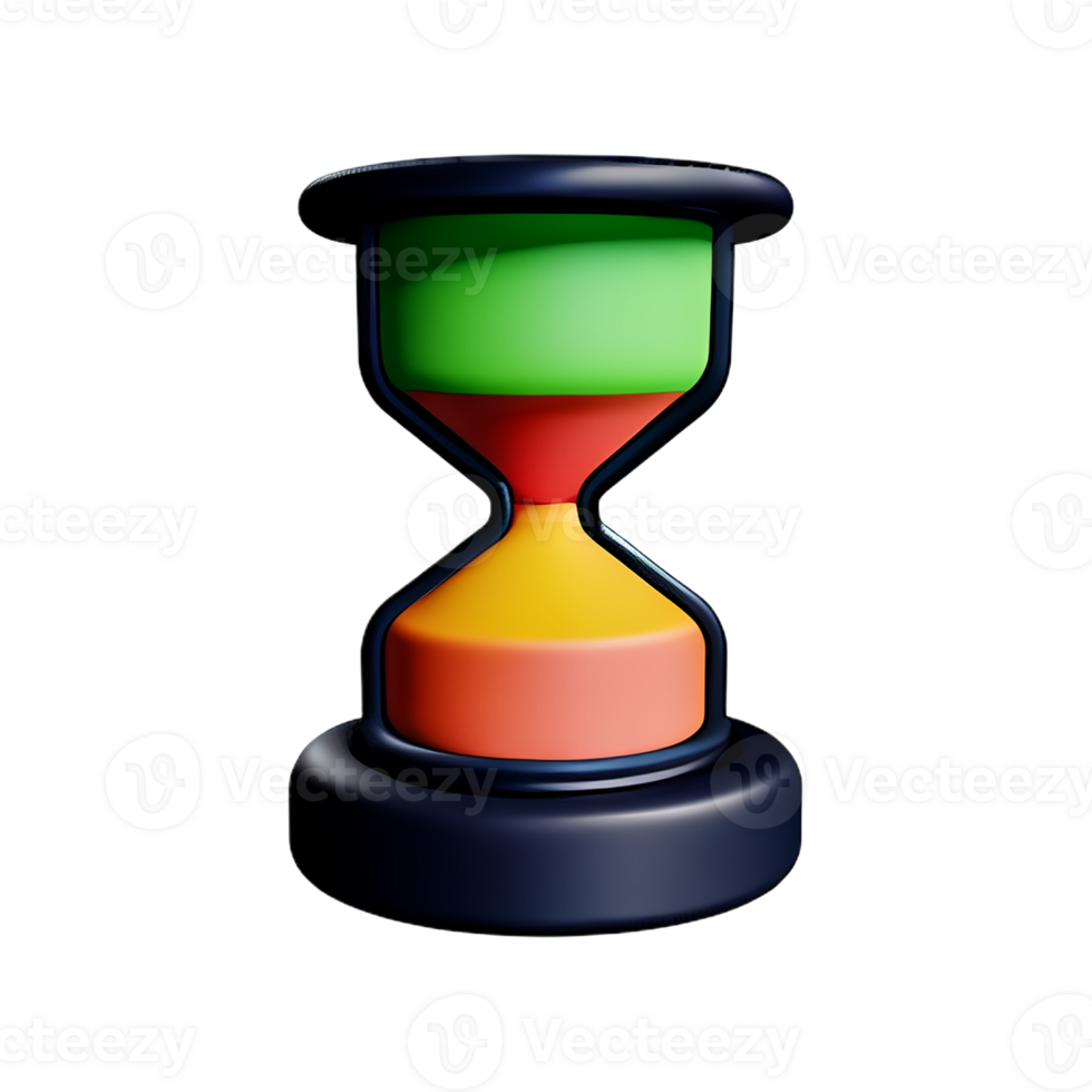 timer 3d rendering icon illustration png