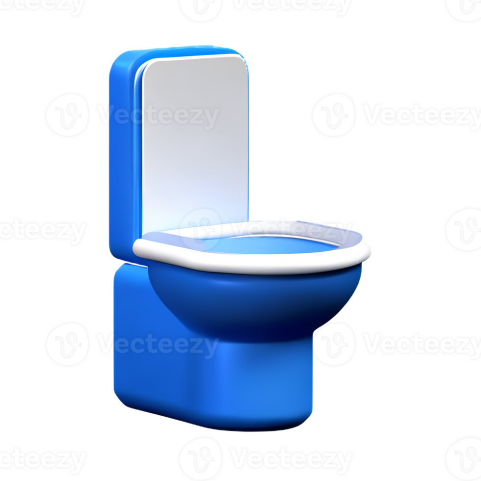 toilet seat 3d rendering icon illustration png