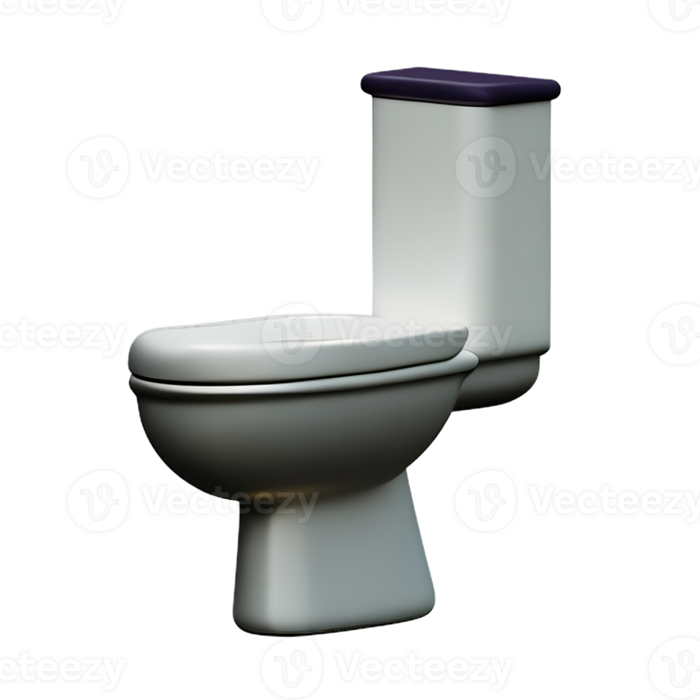 toilet seat 3d rendering icon illustration png