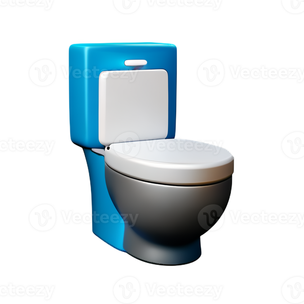 toilet seat 3d rendering icon illustration png