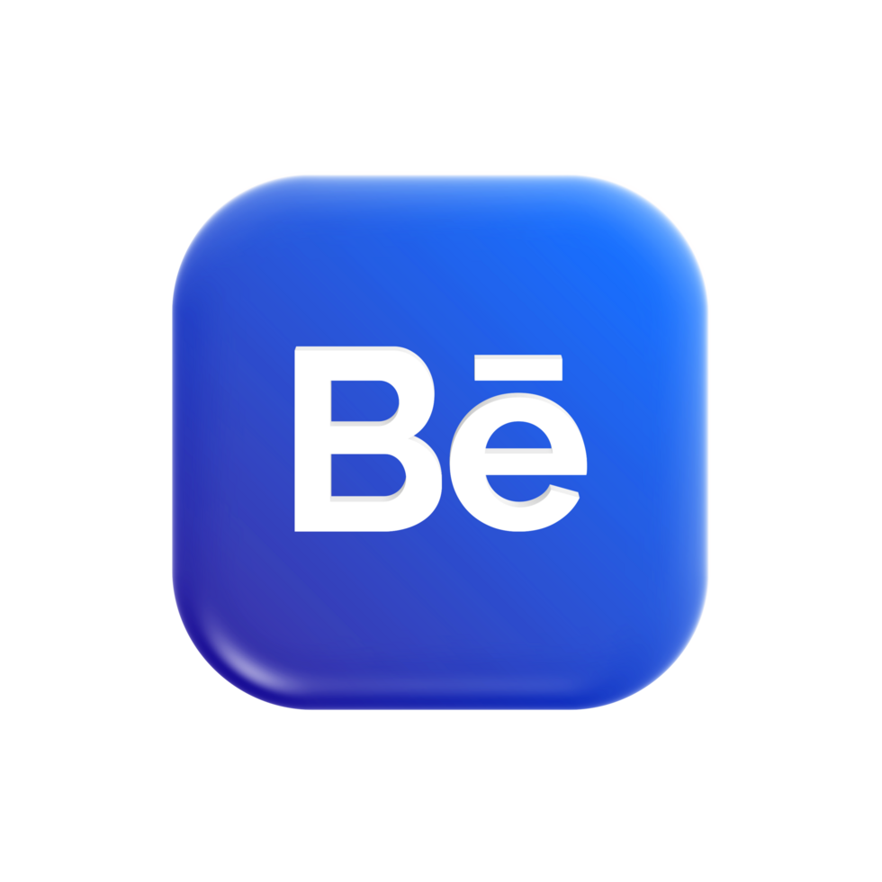 Behance 3D Icon png