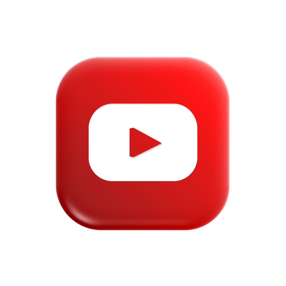 Youtube 3D Icon png