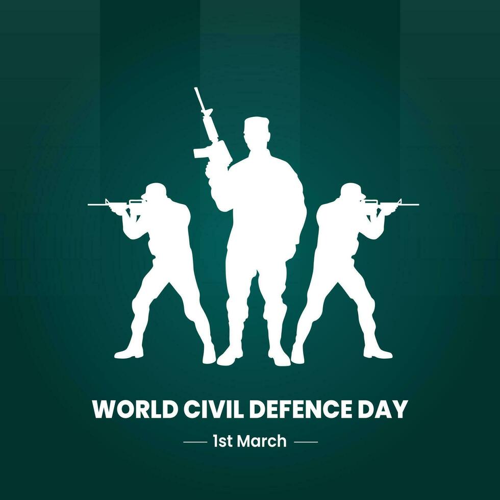 Preparedness Unites Us on World Civil Defence Day vector