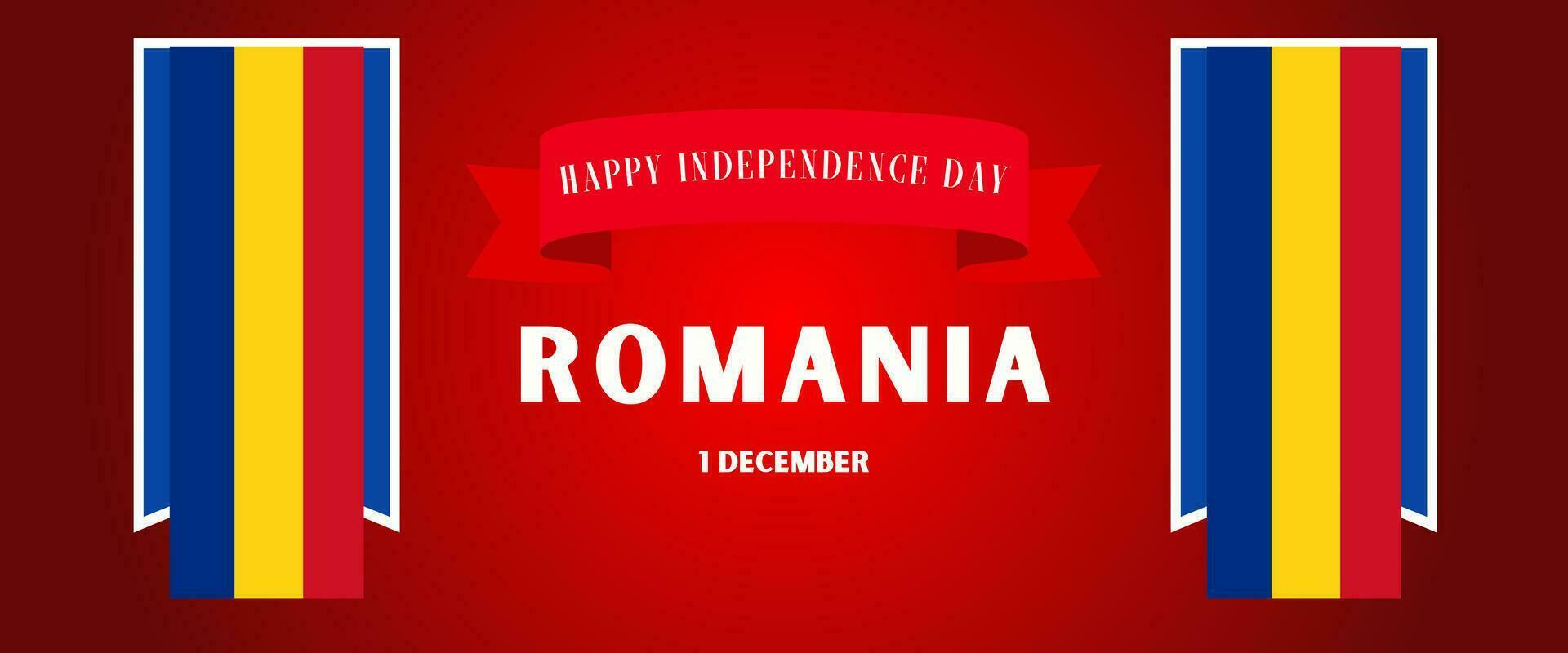 Romania national day for independence day anniversary, with maps of Romania and background of flag Romania. December 1 vector