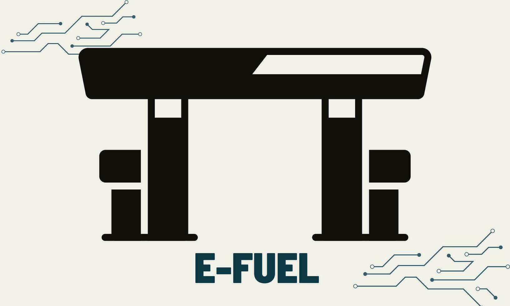 Electrofuels or e-fuels or synthetic fuels are an emerging class of carbon neutral fuels that are made from renewable sources vector. vector