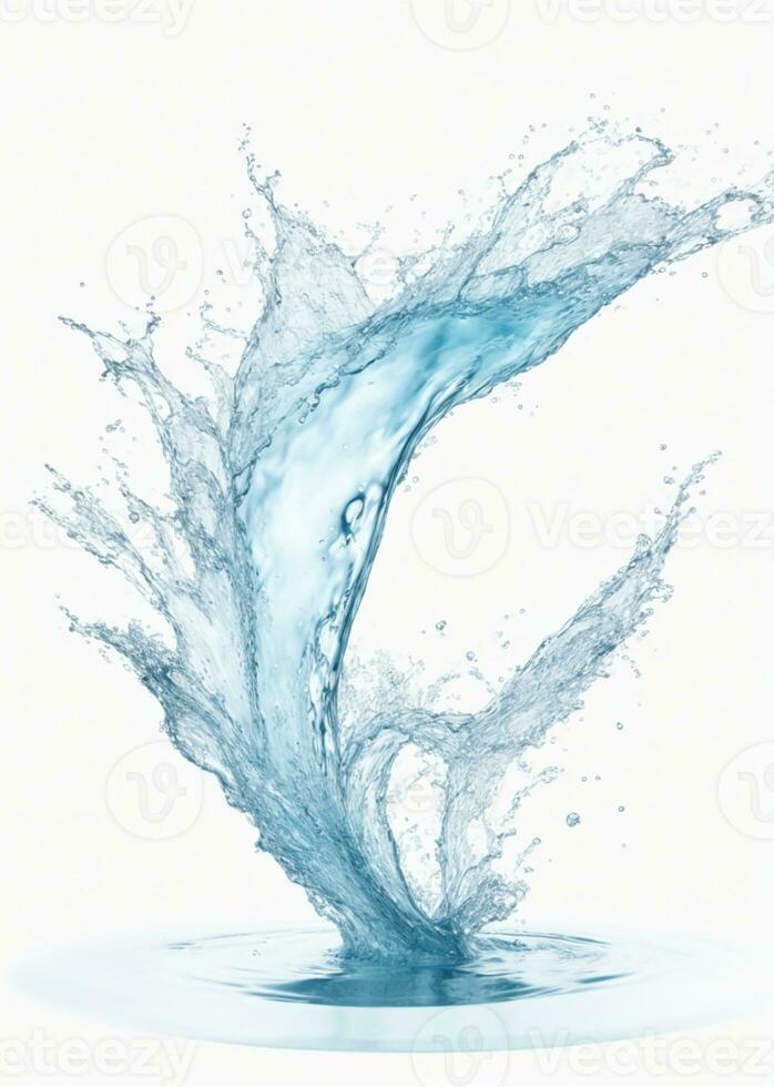 water splash. AI generated photo