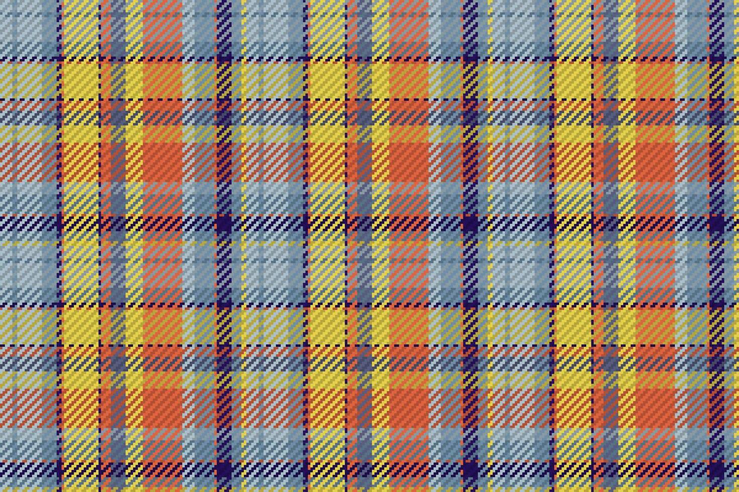 Seamless pattern of scottish tartan plaid. Repeatable background with check fabric texture. Vector backdrop striped textile print.