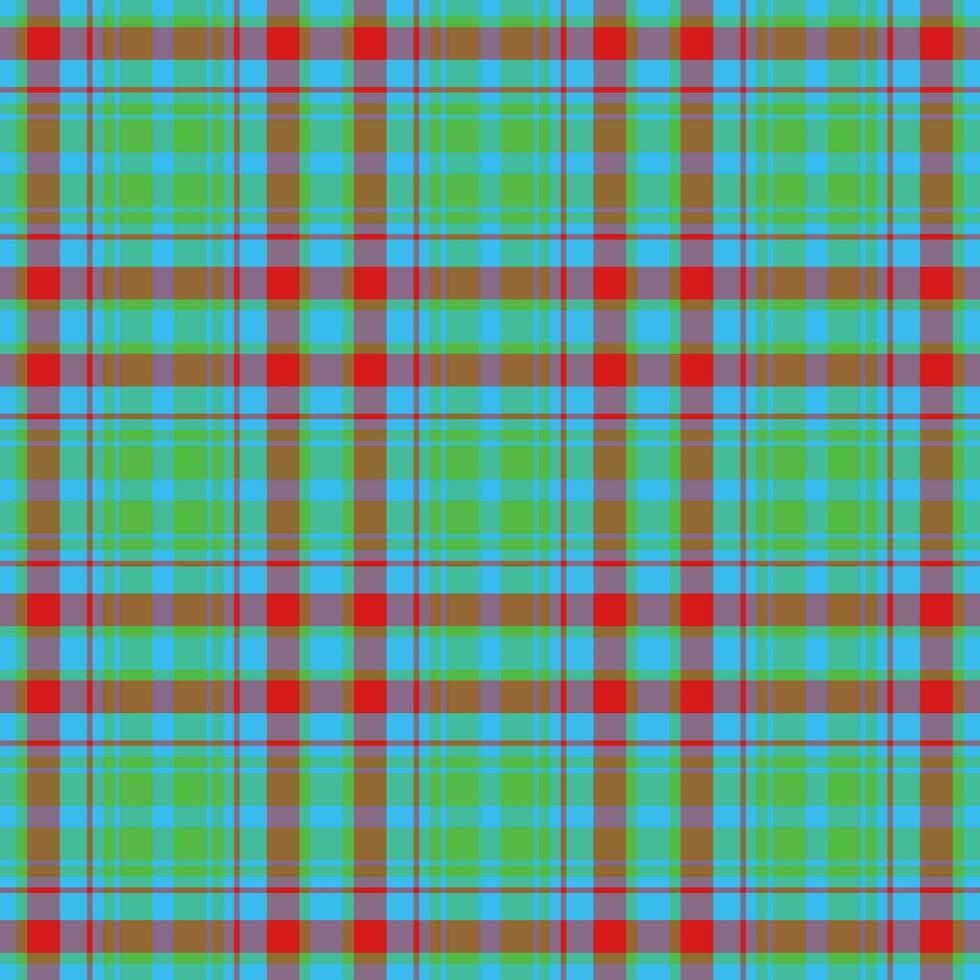Plaid seamless pattern. Vector background of textile ornament. Flat fabric design.