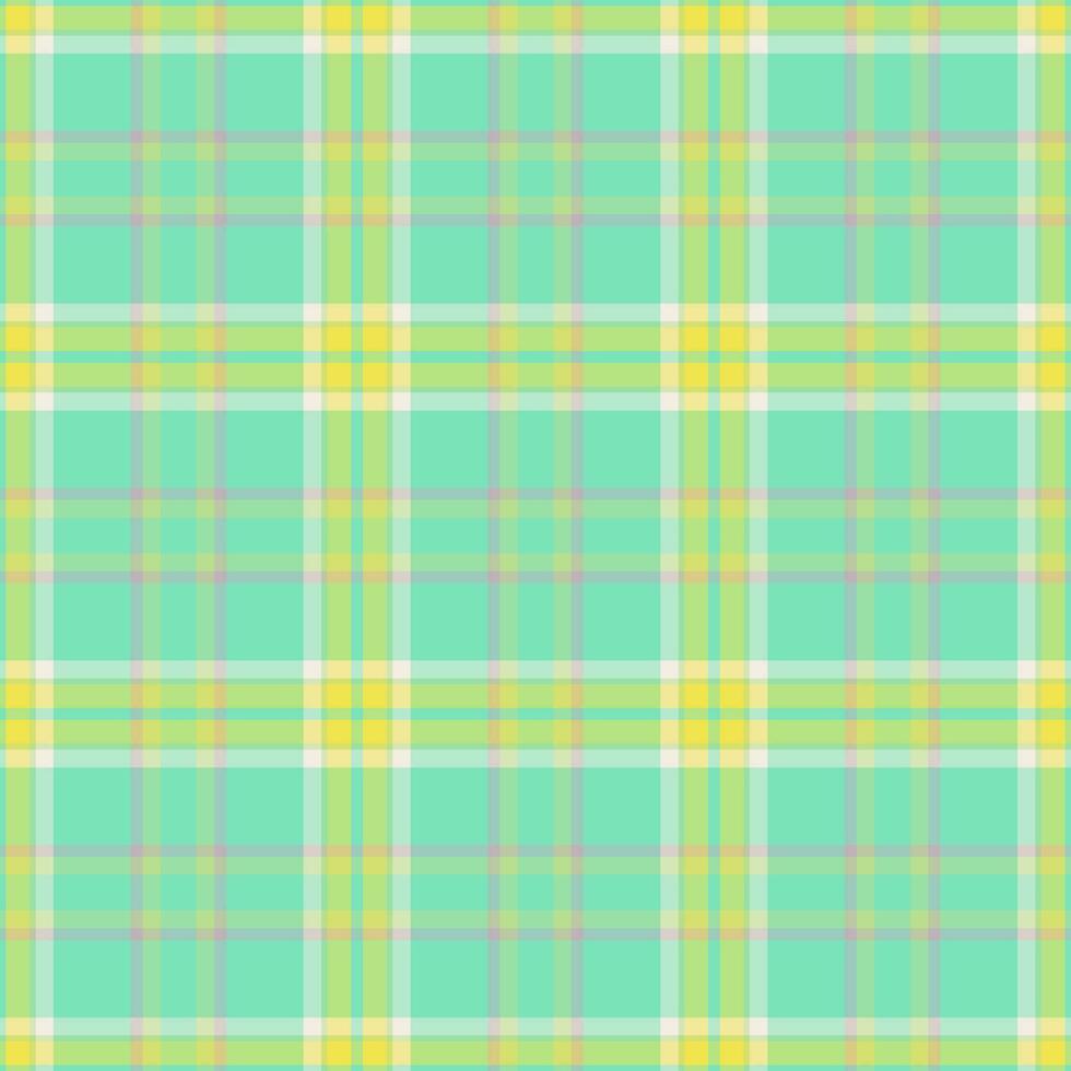 Plaid seamless pattern. Vector background of textile ornament. Flat fabric design.