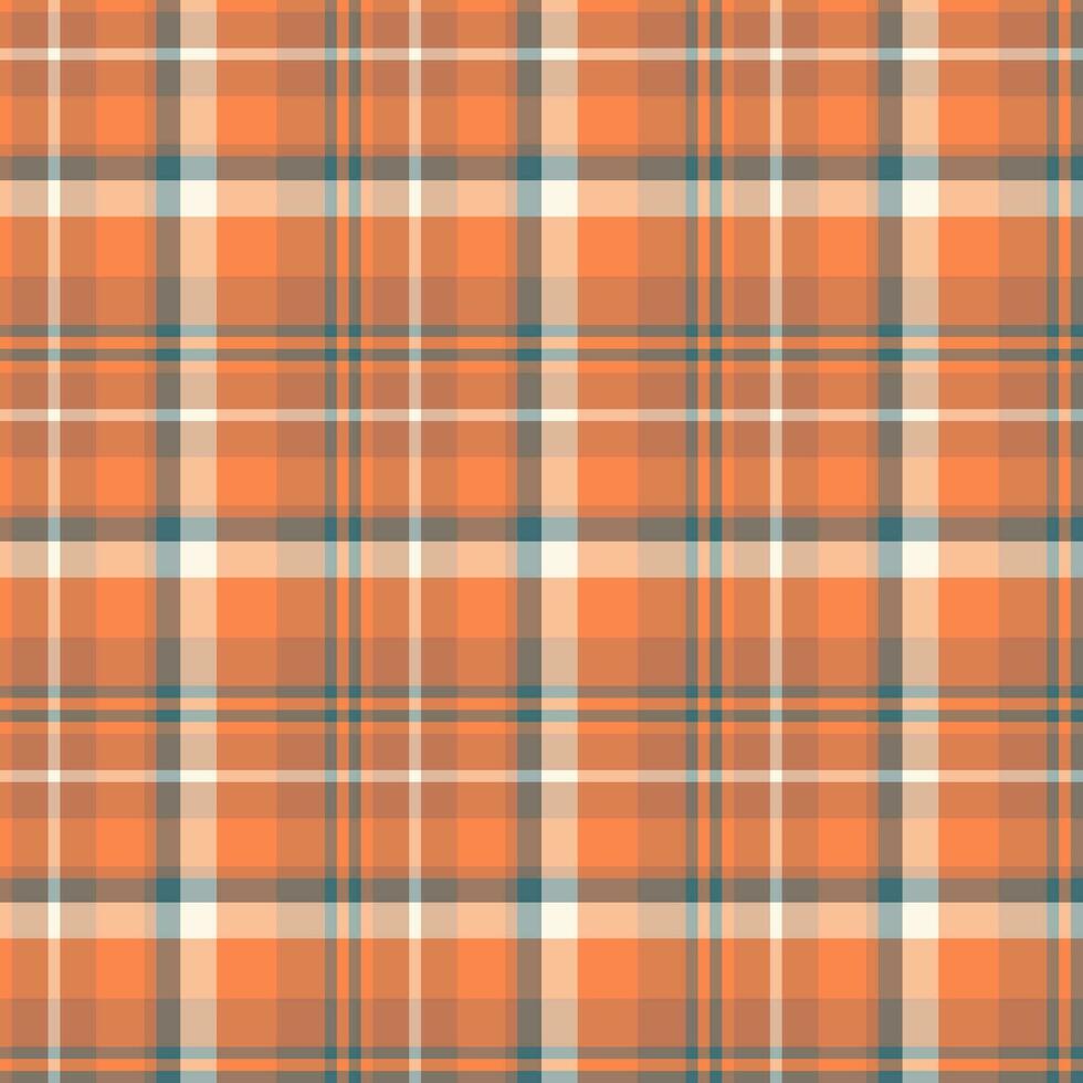 Plaid seamless pattern. Vector background of textile ornament. Flat fabric design.