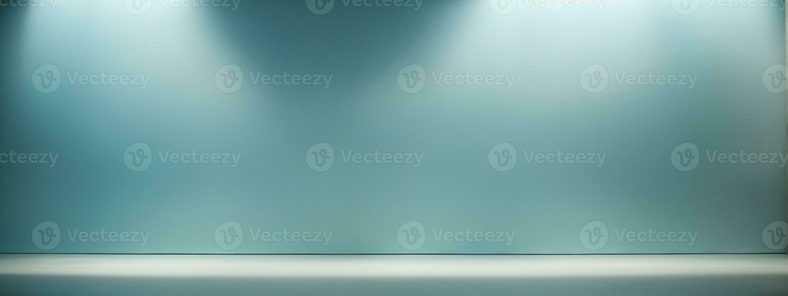 blur abstract soft blue studio and wall background. AI generated photo