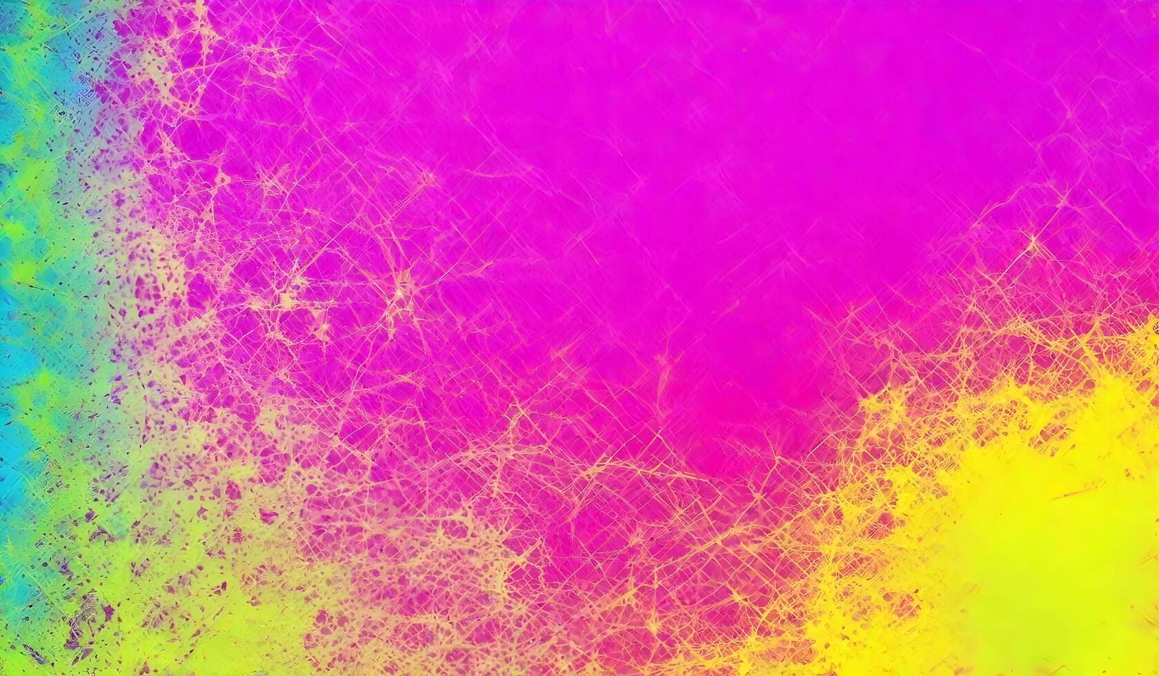 Neon vibrent distressed texture abstract background.  AI Generative photo