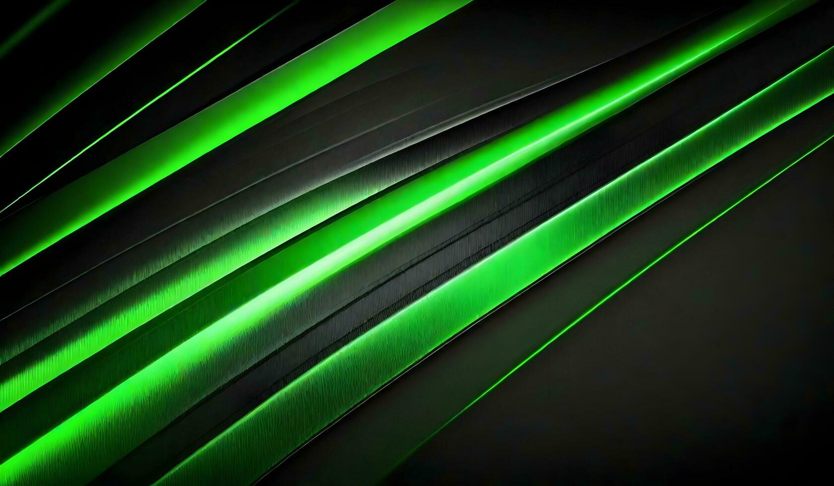 Modern Abstract Black Green Background for Design. AI Generative photo