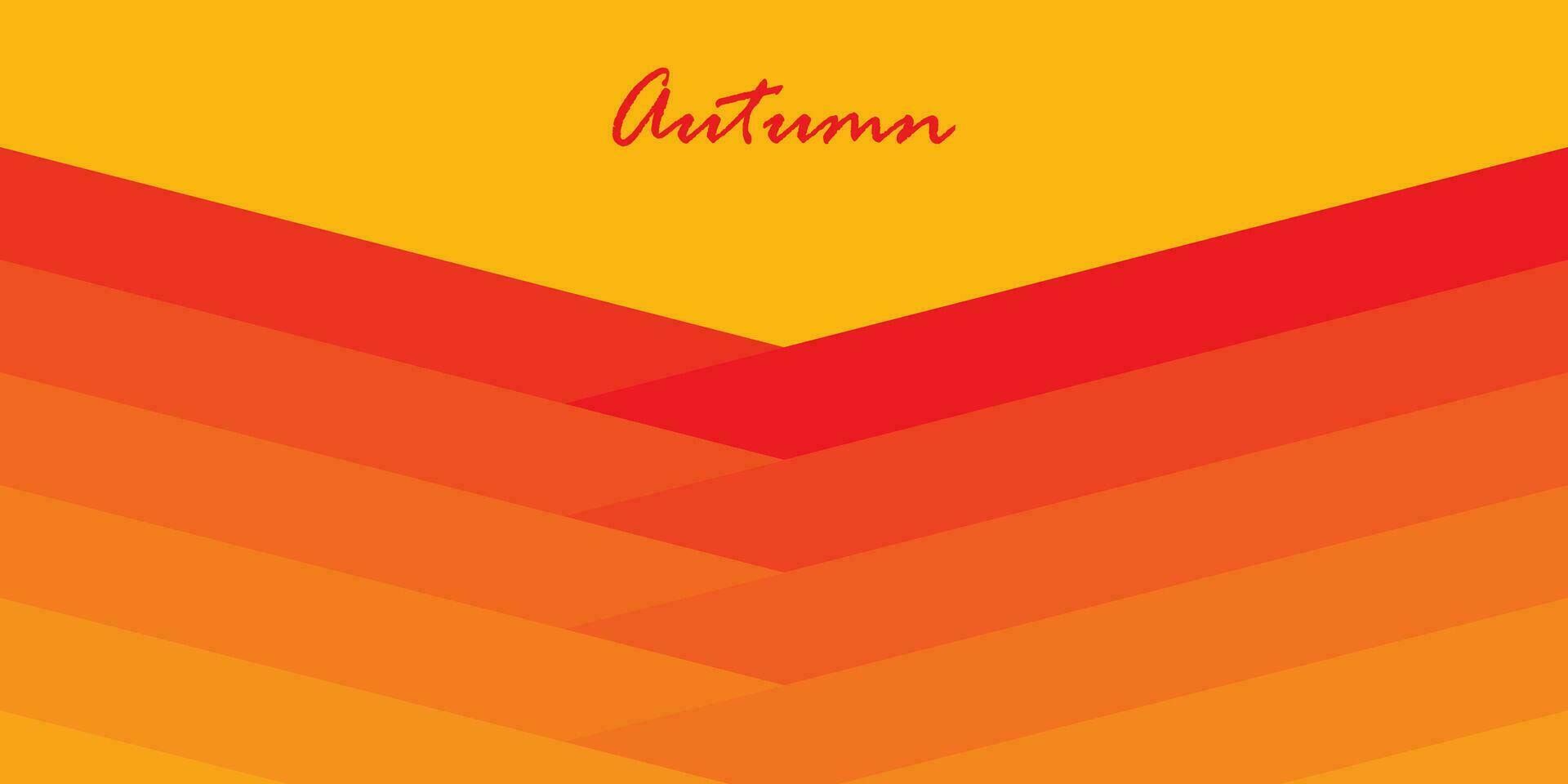 Abstract background design with an autumn theme. vector