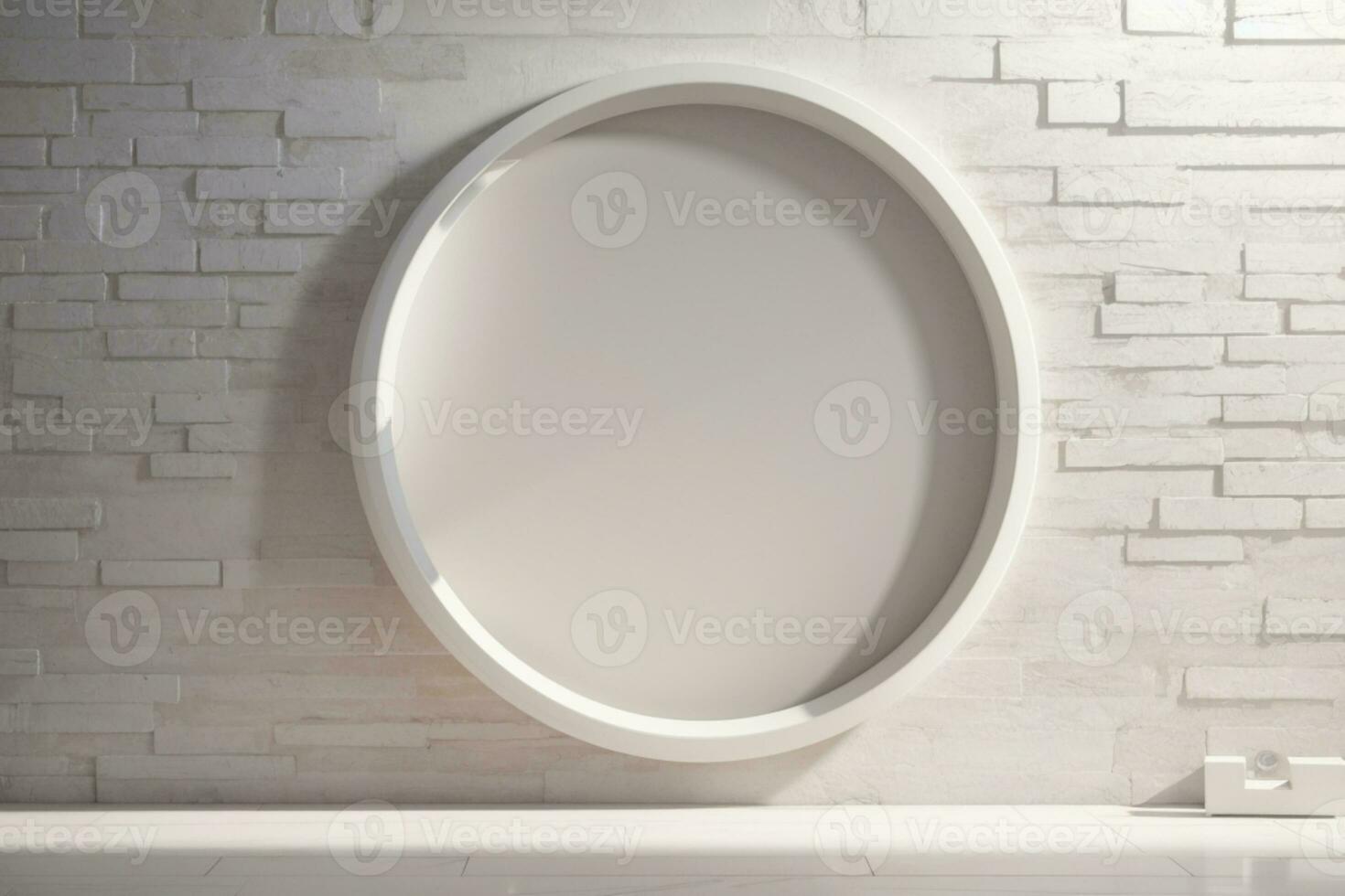 White painted wall texture or background. AI generated photo