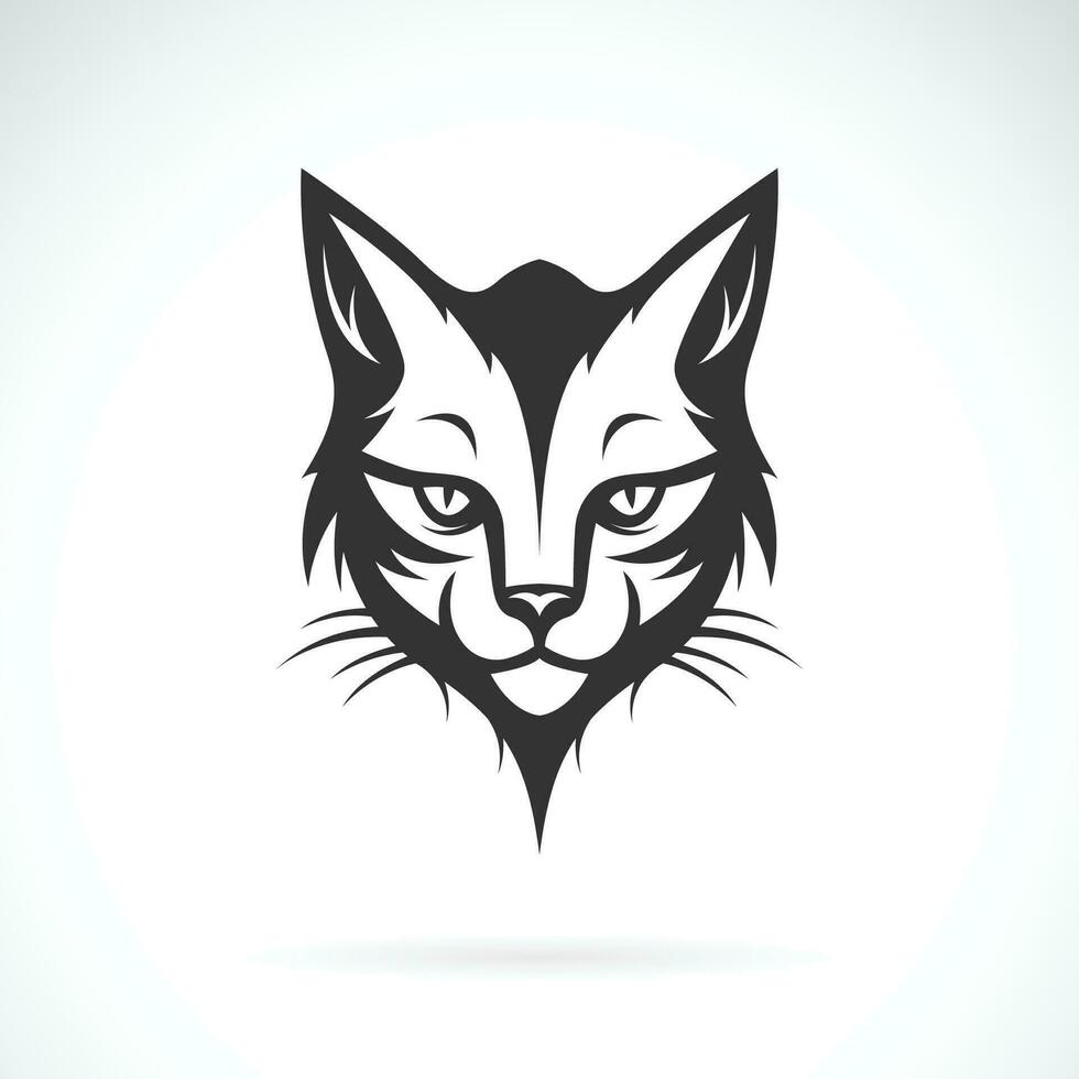 Fashion head cat icon, flat style 14580343 Vector Art at Vecteezy