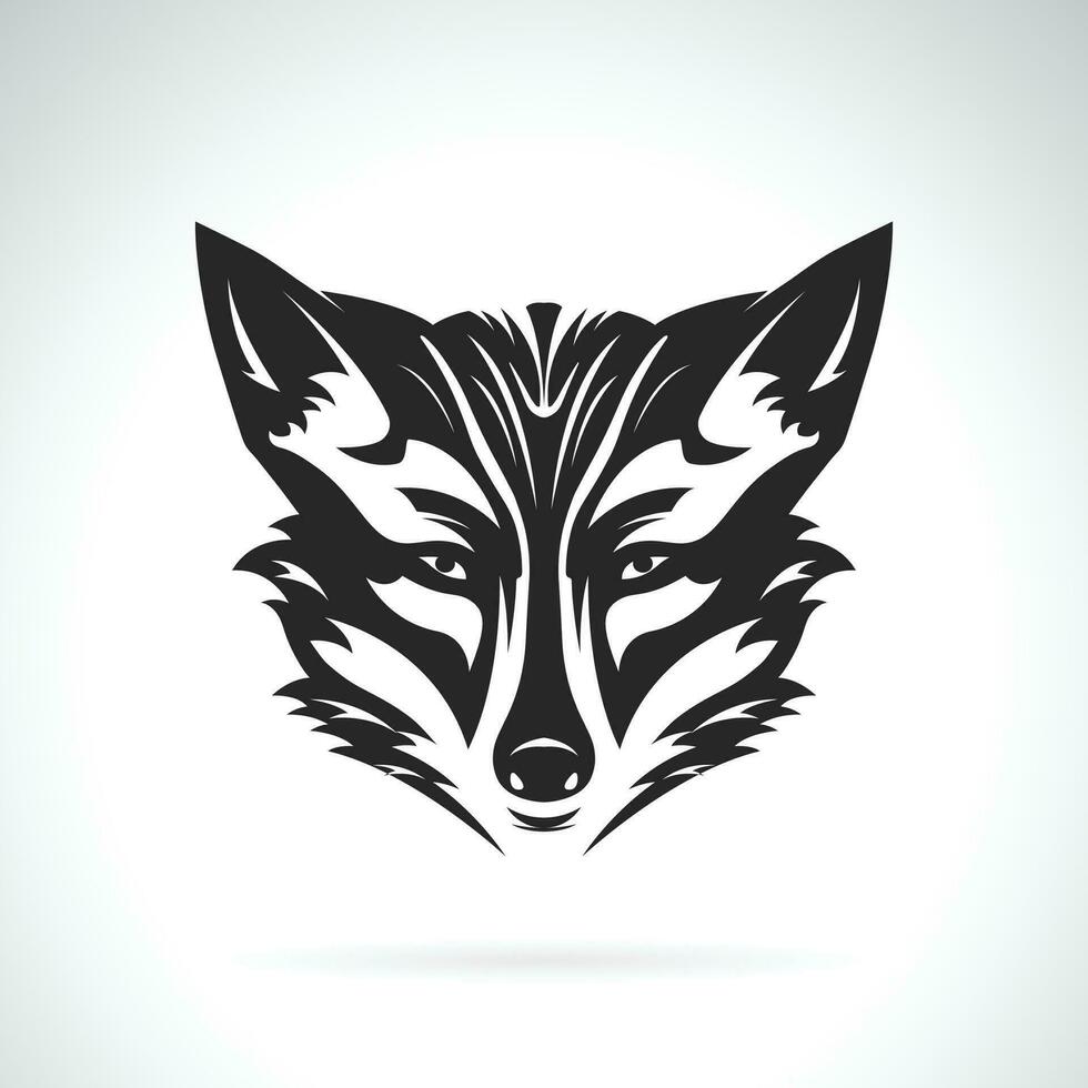 Vector of fox head design on white background. Easy editable layered ...