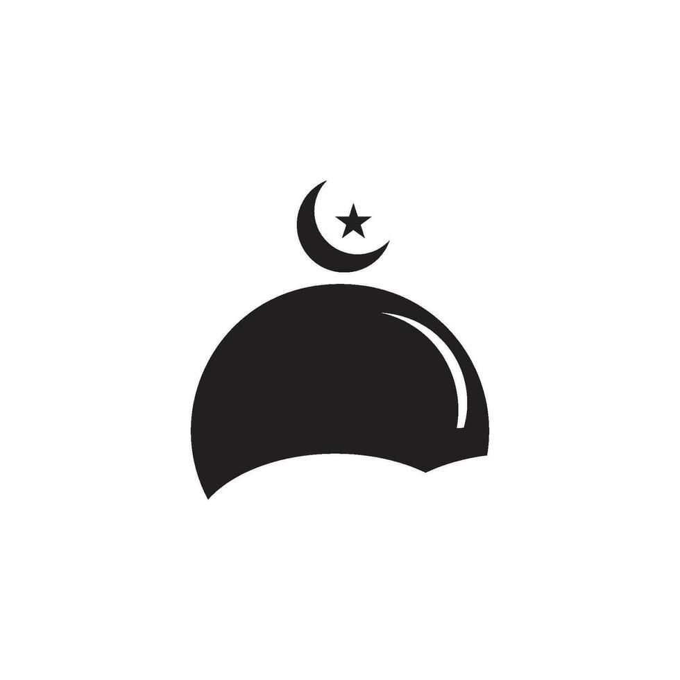 mosque icon vector