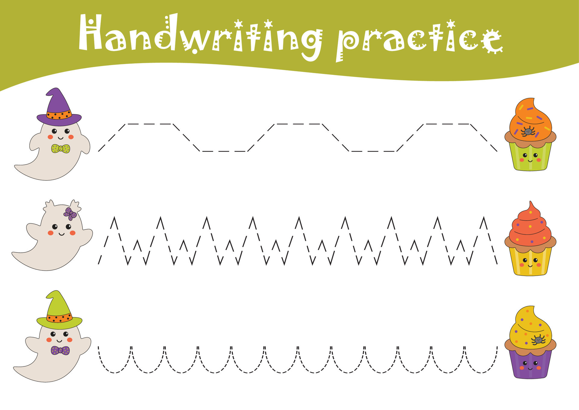 Handwriting Worksheets for Kids, Motor Skills