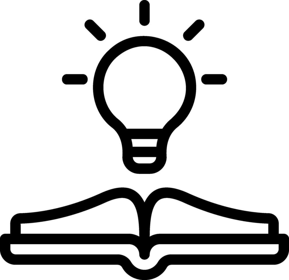 idea line icon vector