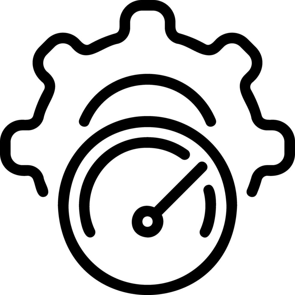 performance line icon vector