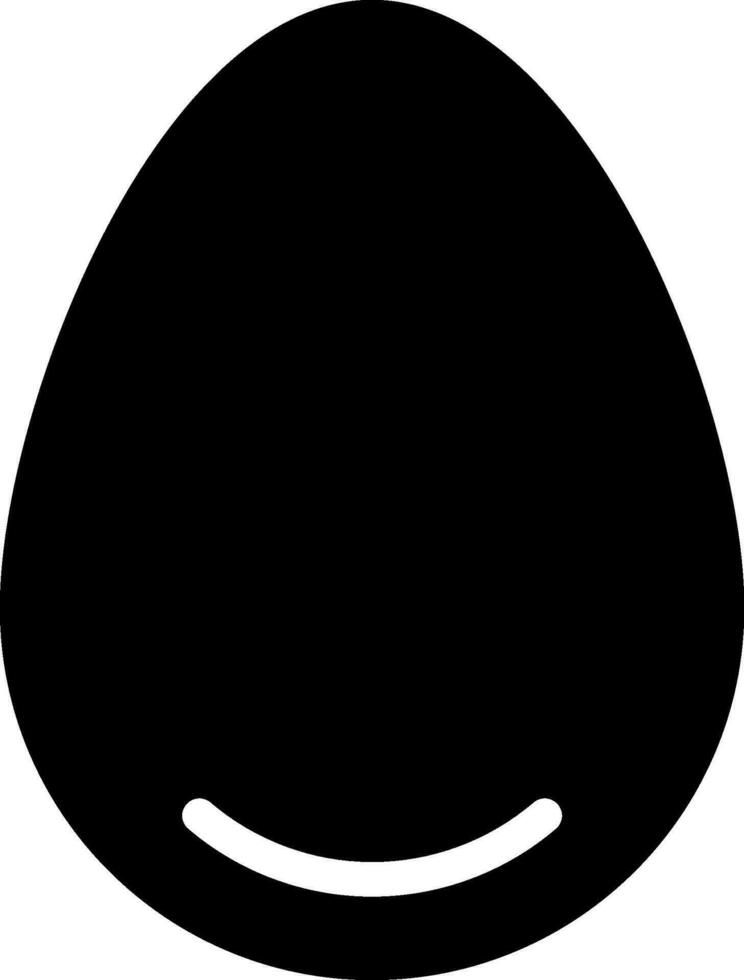 egg glyph icon vector