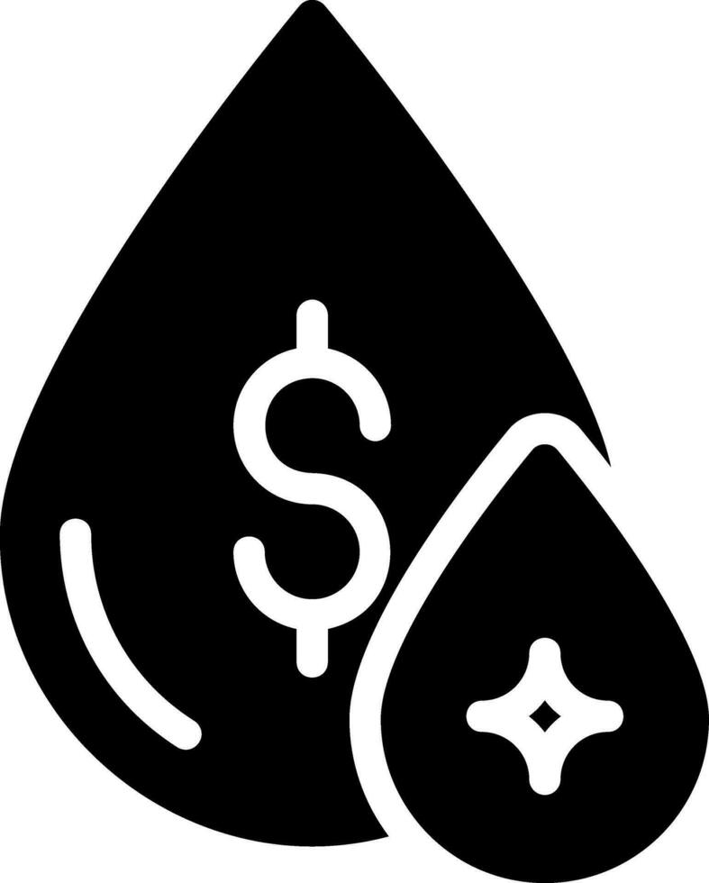 liquidity glyph icon vector