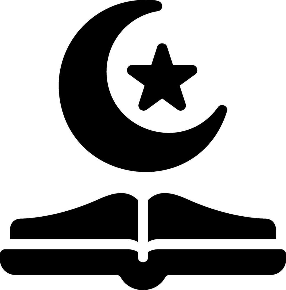 book glyph icon vector