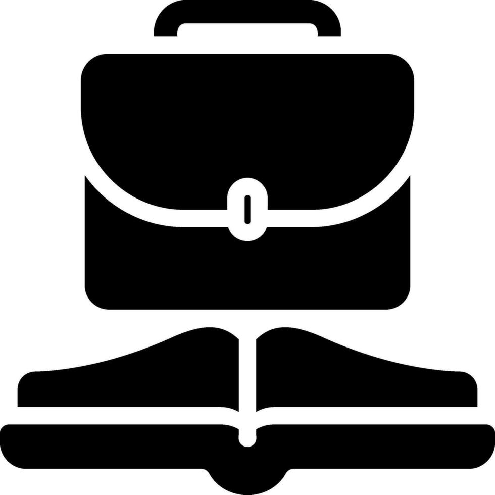 job glyph icon vector