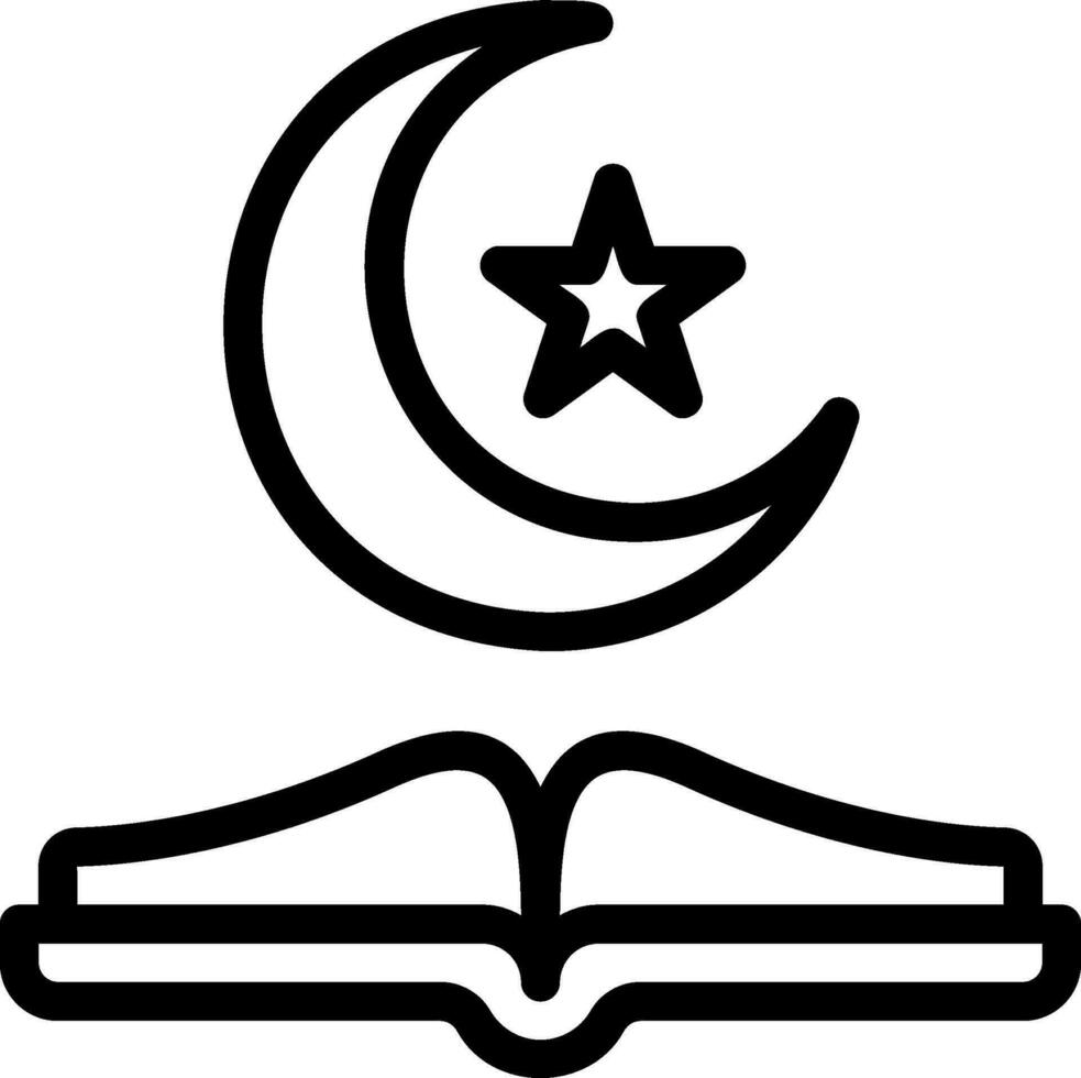 book line icon vector