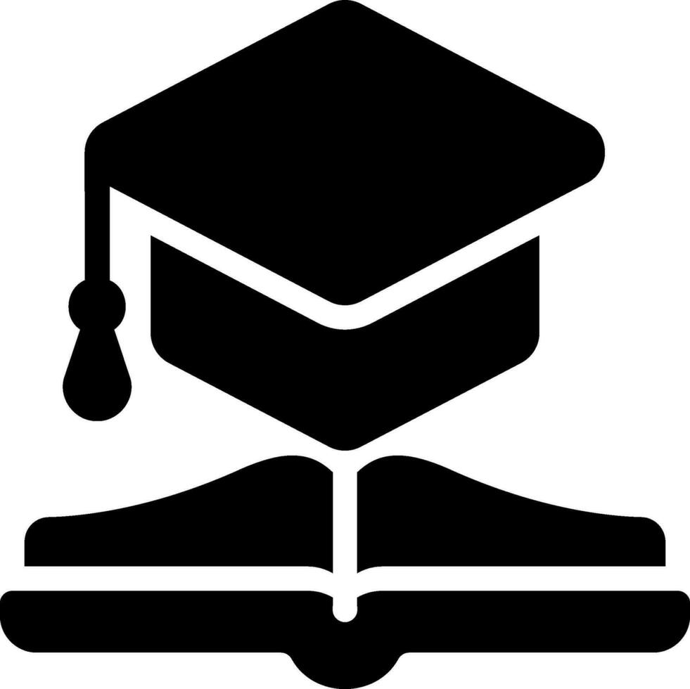 education glyph icon vector