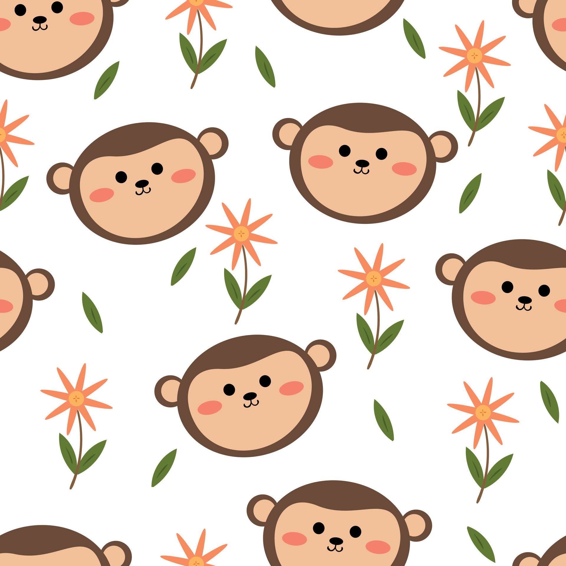 Monkey wrapping paper sale