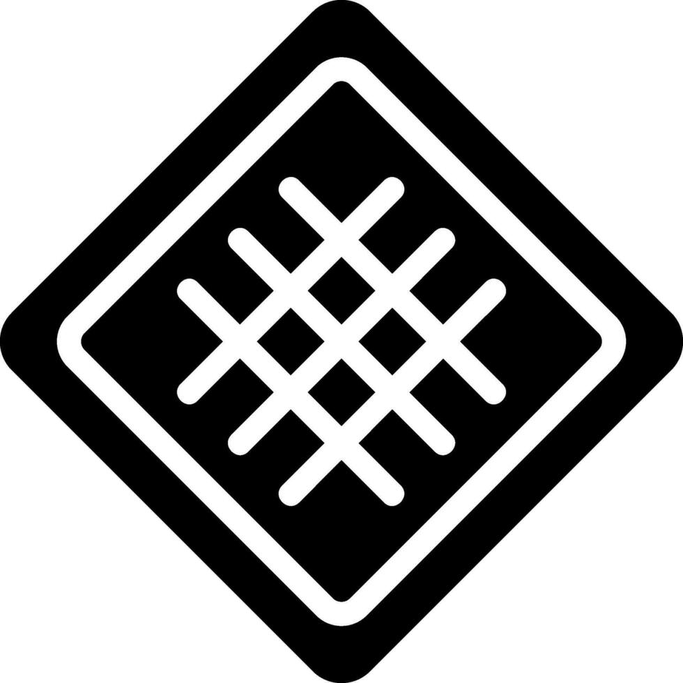 waffle glyph icon vector