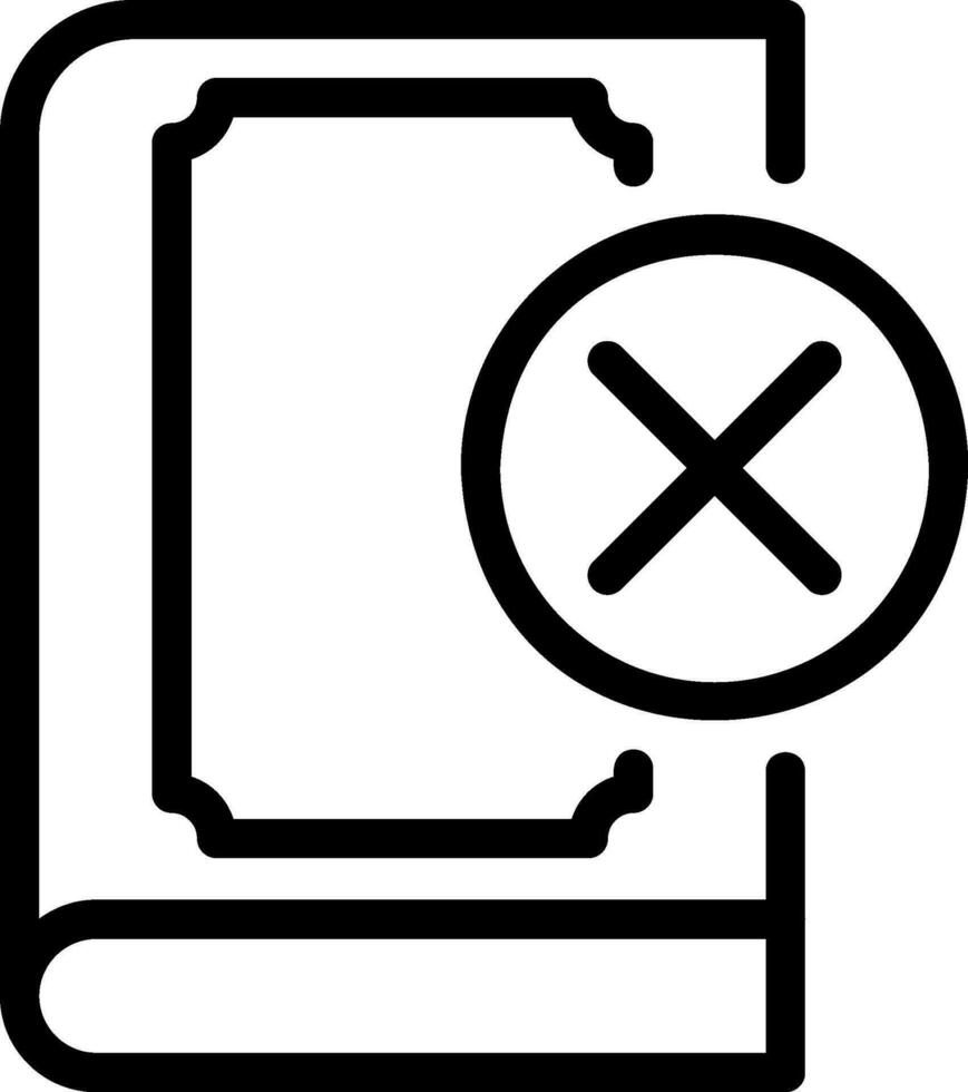 remove line icon vector